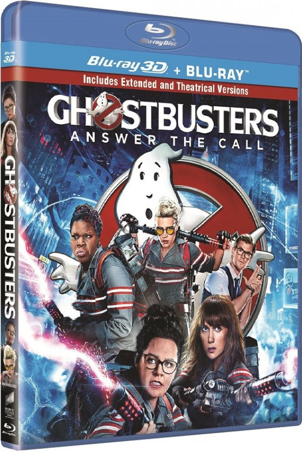Ghostbusters 2016 - Hayalet Avcıları 2016 3D+2D Blu-Ray Combo