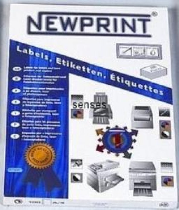 Newprint Inkjet-Laser Etiket 105X148,5 (4030) 4Lu