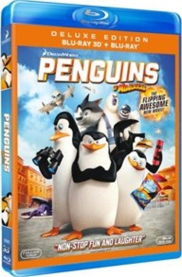 Penguins Of Madagascar - Madakaskar Penguenleri 3D+2D Blu-Ray