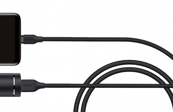 AUKEY CB-AC1  3.1 USB A to USB C Kablosu Nylon Örgülü (1.2mt) - 7
