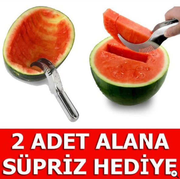 Kavun Karpuz Dilimleme Meyve Bıçağı Karpuz Dilimleyici Bıçak - 1