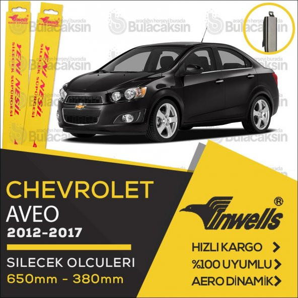 Chevrolet Aveo Sedan Muz Silecek Takımı (2012-2017) İnwells