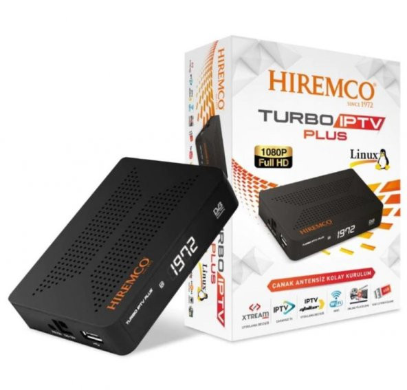 HIREMCO Turbo HD Plus Mini Uydu Alıcısı +Wifi Antenli