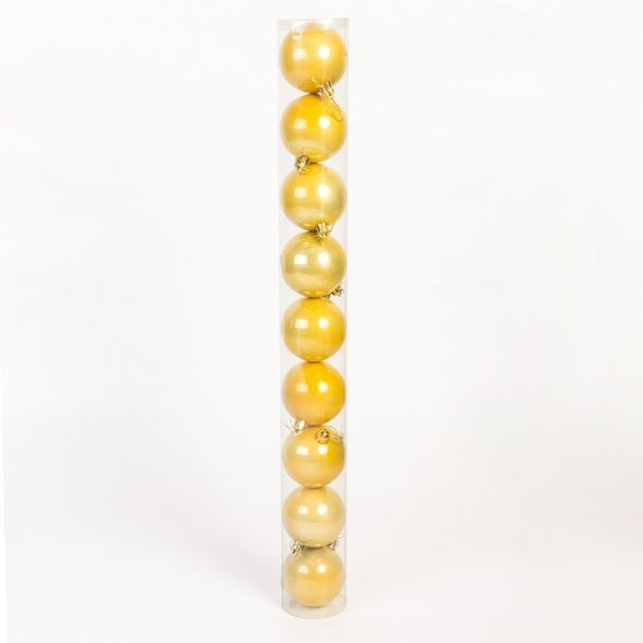 YILBAŞI 9LU BORU TOP SÜS GOLD - 2