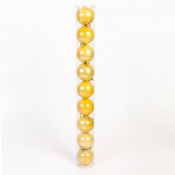 YILBAŞI 9LU BORU TOP SÜS GOLD - 3