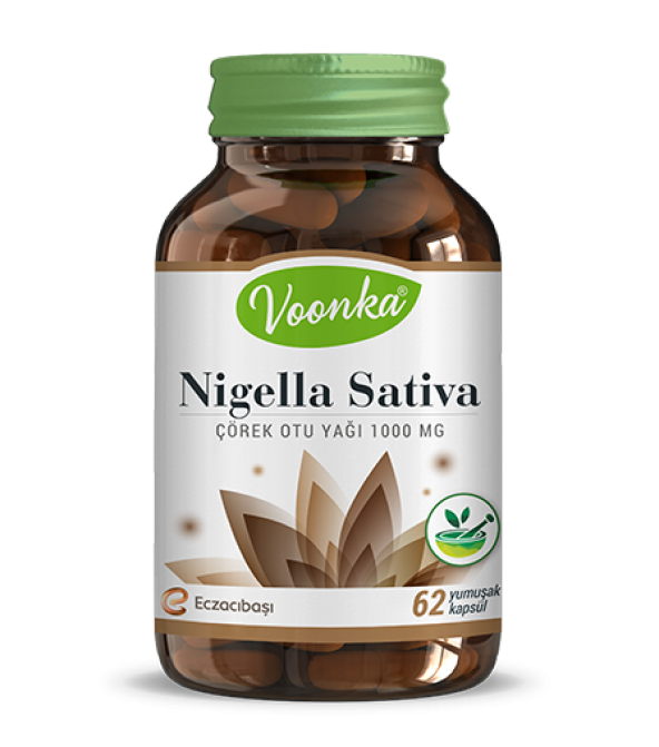 Voonka Nigella Sativa - Çörek Otu Yağı 62 Kapsül Skt 03/2021
