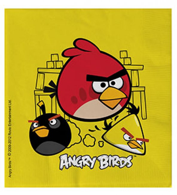 ANGRY BİRDS PEÇETE SARI 16LI