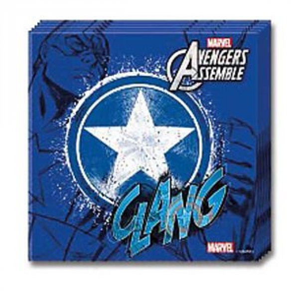 CAPTAİN AMERİCA PEÇETE 20Lİ