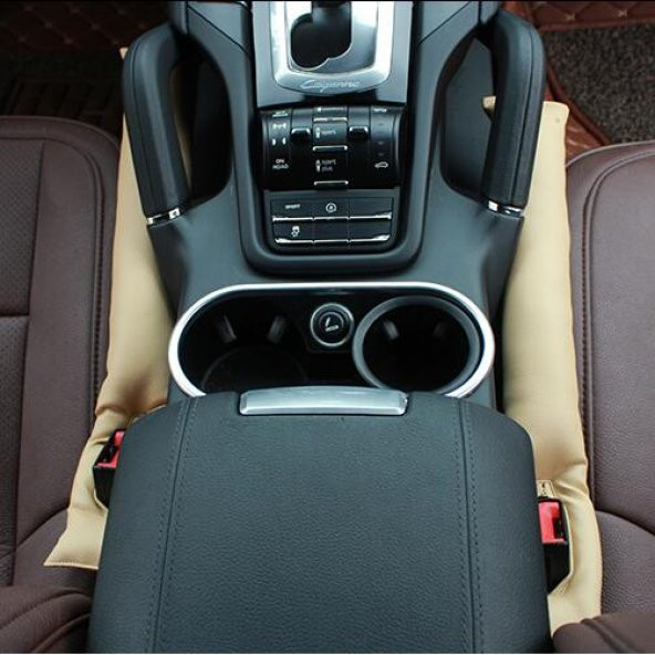 Toyota Logo Karbon Desen Koltuk Arası Fitili 2 Li Set - 5