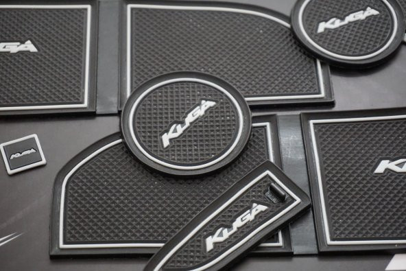 Ford KUGA 2013 2016 Araç İçi Silikon Kaymaz Ped Kaplama Seti - Resim 3