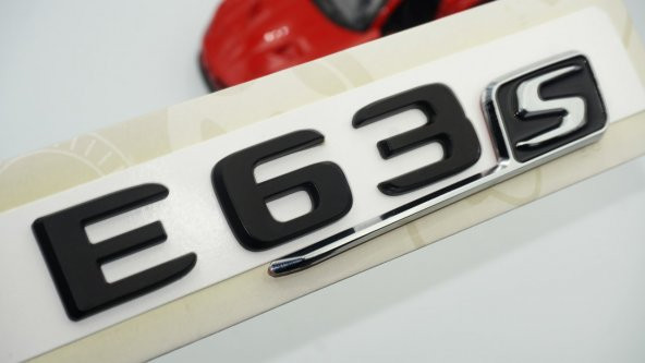 Mercedes Benz AMG E63S Bagaj Yazı Logo Siyah Renk Orjinal Ürün - 2