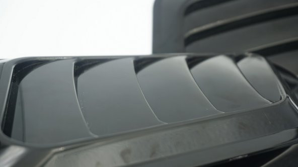 Off Road Arazi Aracı Otomobil Ön Kaput Glossy Black Air Flow Rüzg - 2