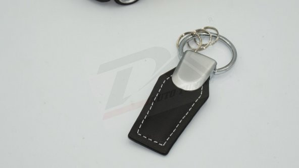 Jeep Logo Krom Metal Deri Stil Anahtarlık - 4