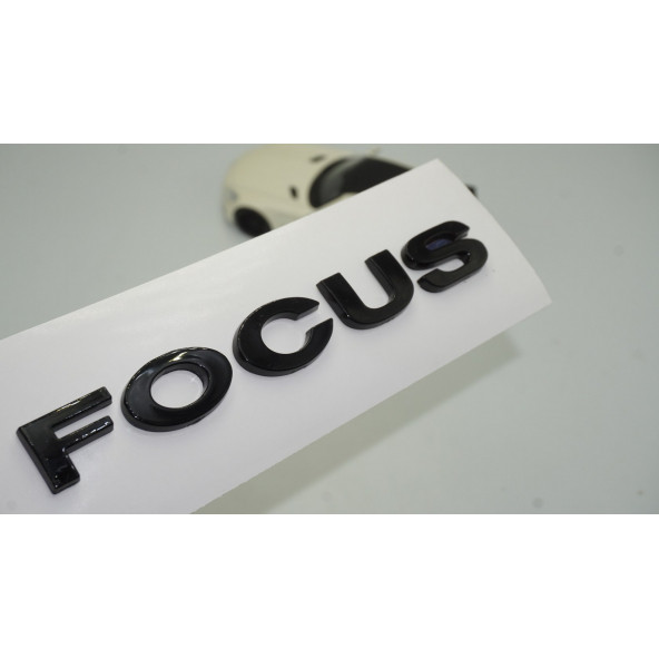 DK Focus Yeni Model Bagaj 3M 3D Siyah ABS Logo Amblem