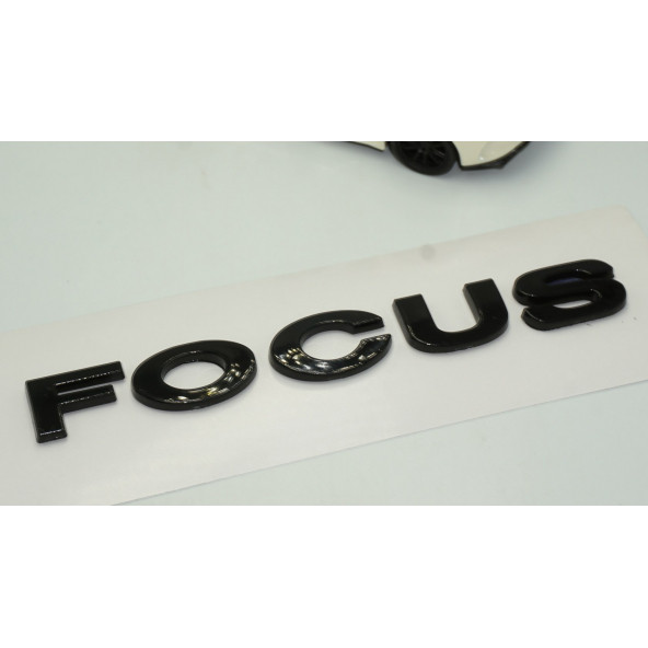 DK Focus Yeni Model Bagaj 3M 3D Siyah ABS Logo Amblem - 3