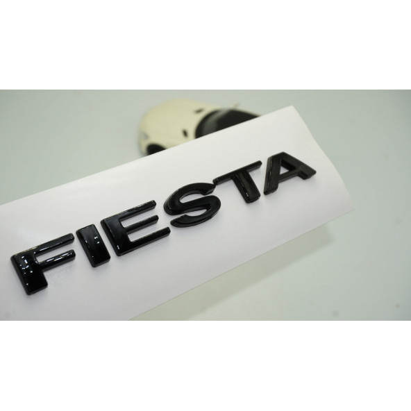 DK Fiesta Yeni Model Bagaj 3M 3D Siyah ABS Logo Amblem