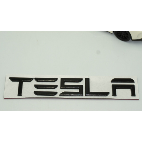 DK Tesla Model 3 Y S X Series Bagaj Siyah ABS 3M 3D Yazı Logo - Resim 3