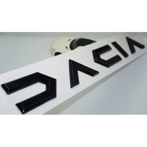 DK Tuning Dacia Yeni Nesil Bagaj 3M 3D Siyah ABS Yazı Logo