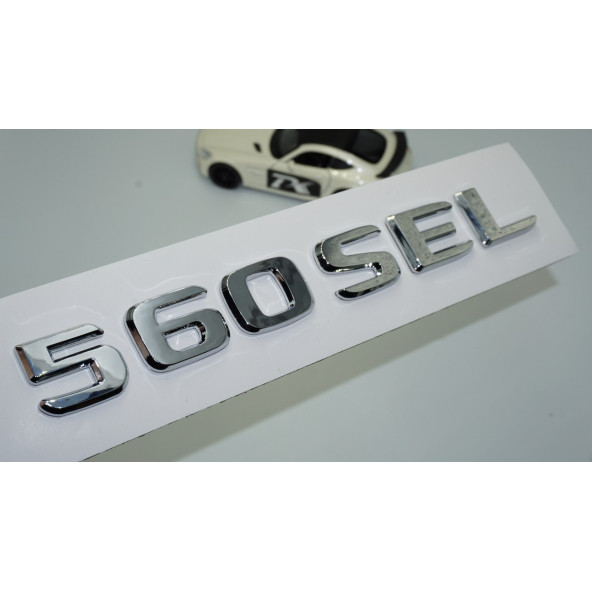 DK Tuning 560 SEL Bagaj Krom ABS 3M 3D Yazı Logo Benz İle Uyumlu