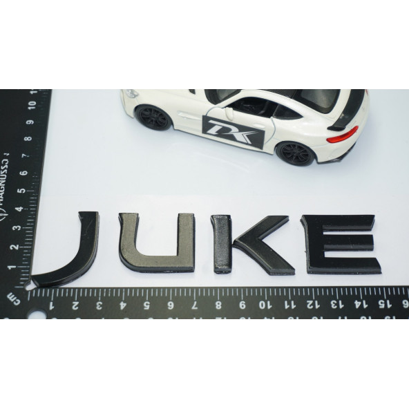 DK Tuning juke Siyah ABS 3M Bagaj Yazı Logo Nissan İle Uyumlu - 4