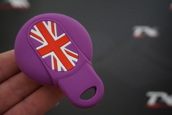 Mini Cooper F56 F55 F54 F60 English Flag 1.Kalite Silikon Anahtar - 2
