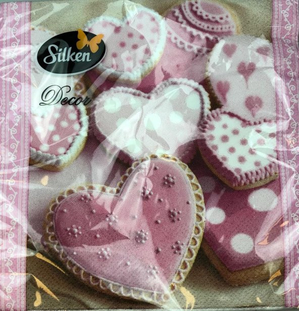 PEÇETE PEMBE KALPLER 18Lİ