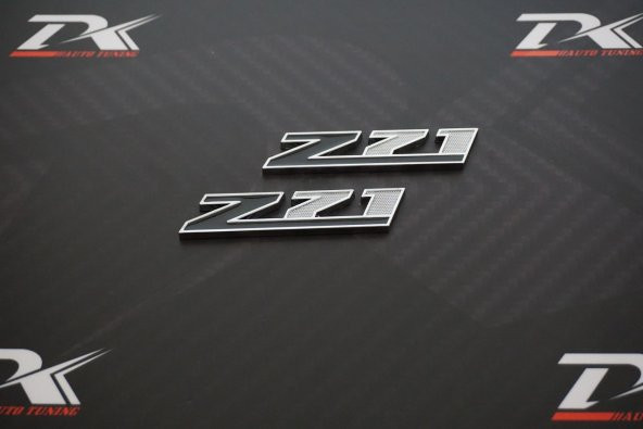 Chevrolet Silverado Z71 Off Road Çamurluk Yanı 3M Krom Metal Logo - 4