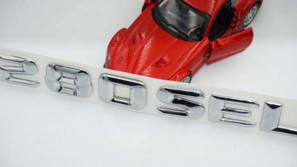 Mercedes Benz 280 SEL Bagaj Krom Metal 3M 3D Yazı Logo - 5