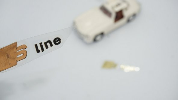 Audi S Line Alüminyum Torpido Ayna Sticker