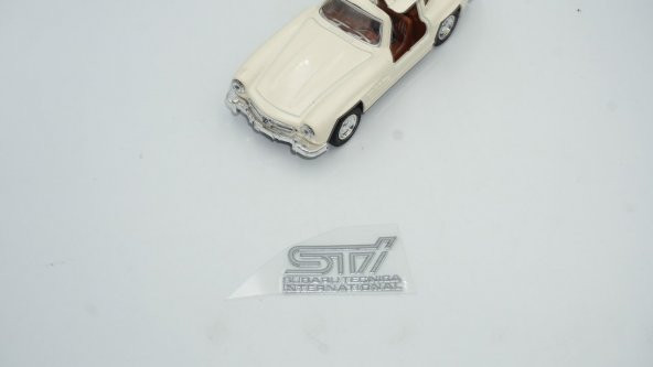 Subaru STİ Tecnica international Alüminyum Torpido Ayna Sticker - 2