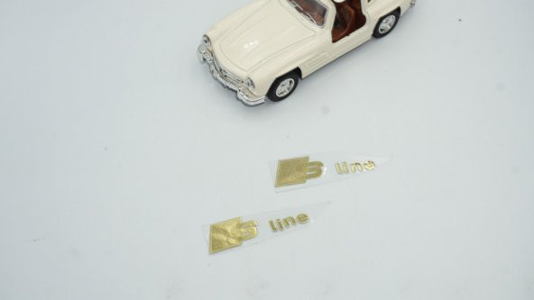 Audi S Line Alüminyum Torpido Ayna Sticker - 2