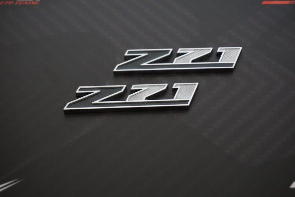Chevrolet Silverado Z71 Off Road Çamurluk Yanı 3M Krom Metal Logo - 6