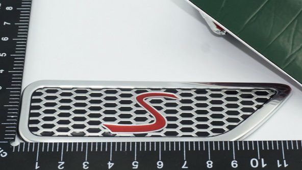 Mini Cooper S Çamurluk Yanı 3M 3D Logo Amblem 2 Li Set - 5