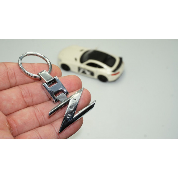 Nissan Fairlady Z 350Z 370Z Z33 Z34 Krom Metal Çift Yön Anahtarlık