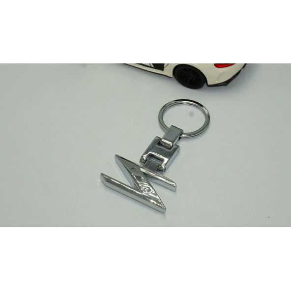 Nissan Fairlady Z 350Z 370Z Z33 Z34 Krom Metal Çift Yön Anahtarlık - 3
