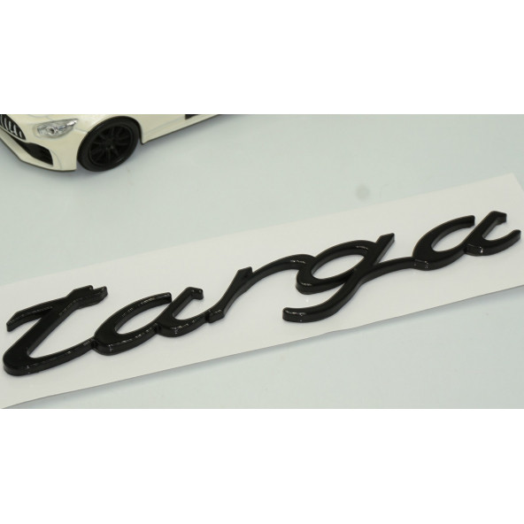 DK Porsche Targa Bagaj 3M 3D Siyah ABS Yazı Logo Amblem - 3