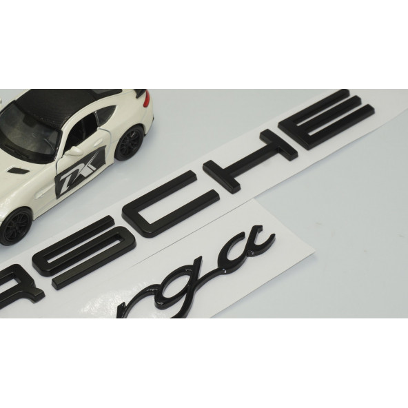 DK Porsche Targa Bagaj 3M 3D Siyah ABS Yazı Logo Amblem Seti - 3