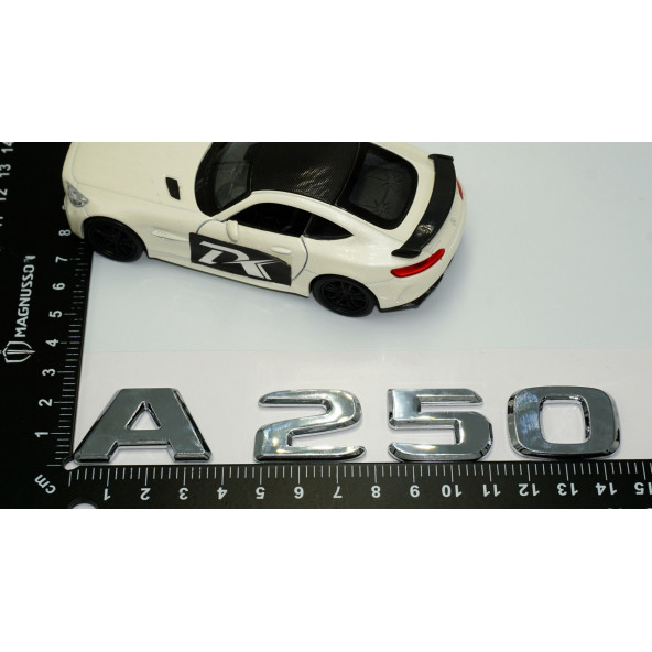 DK Benz A250 Bagaj Krom ABS 3M 3D Yazı Logo - 4