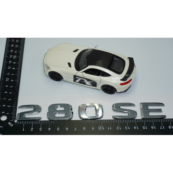 Dk Tuning 280 Se Bagaj Krom Abs 3m 3d Yazı Logo Benz İle Uyumlu - 4