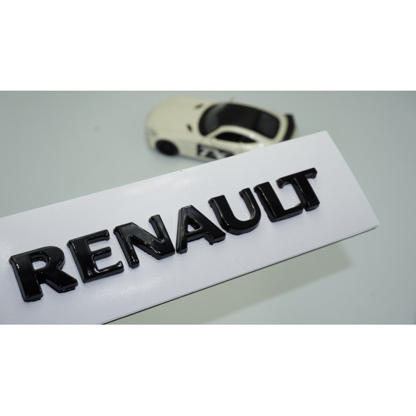 DK Tuning Renault Siyah ABS 3M 3D Bagaj Yazı Logo
