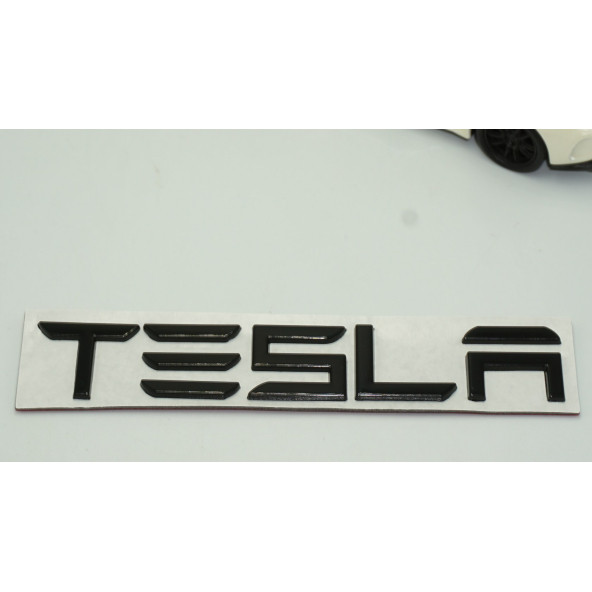 DK Tesla Model 3 Y S X Series Bagaj Siyah Metal 3M 3D Yazı Logo - 3