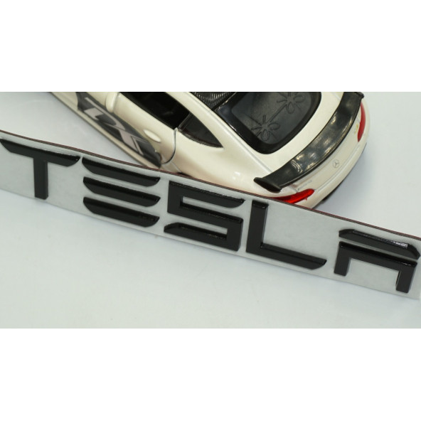 DK Tesla Model 3 Y S X Series Bagaj Siyah Metal 3M 3D Yazı Logo - 4