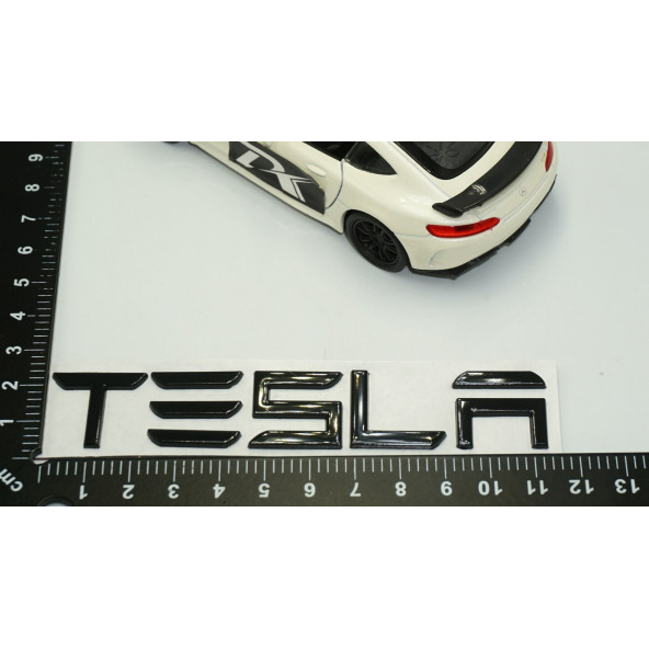 DK Tesla Model 3 Y S X Series Bagaj Siyah Metal 3M 3D Yazı Logo - 5