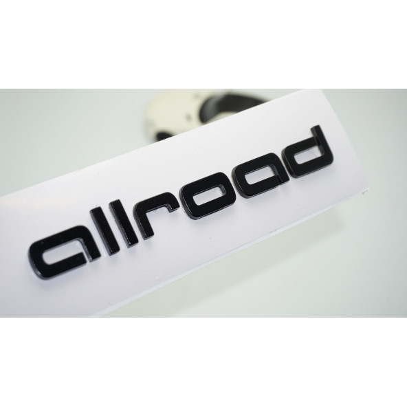DK Tuning A4 A6 Allroad Bagaj Siyah ABS Yazı Logo Audi İle Uyumlu