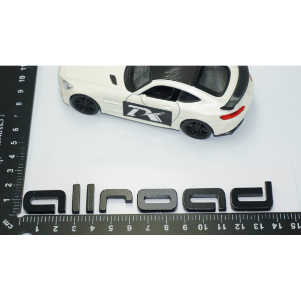 DK Tuning A4 A6 Allroad Bagaj Siyah ABS Yazı Logo Audi İle Uyumlu - 4