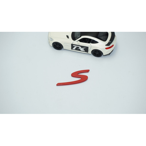DK Tuning Porsche S Kırmızı ABS Bagaj Logo Arma - 2