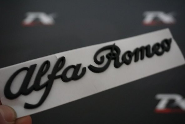 Alfa Romeo Bagaj 3M 3D Krom Metal Logo