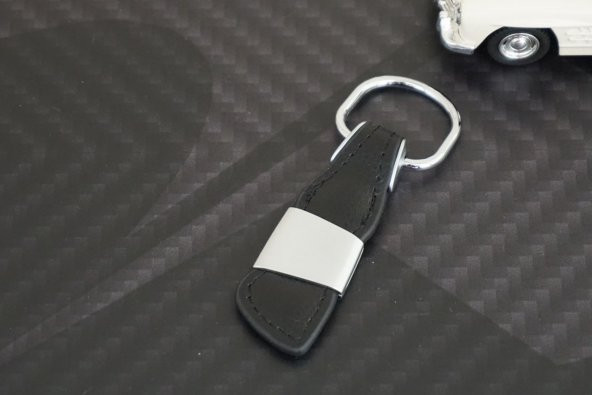 Audi A4 Logo Orjinal Deri Metal Anahtarlık Orjinal Ürün - 6
