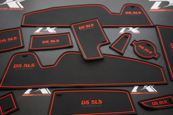 Citroen DS5 LS 2012 2017 Araç İçi Silikon Kaymaz Ped Kaplama Seti - Resim 2