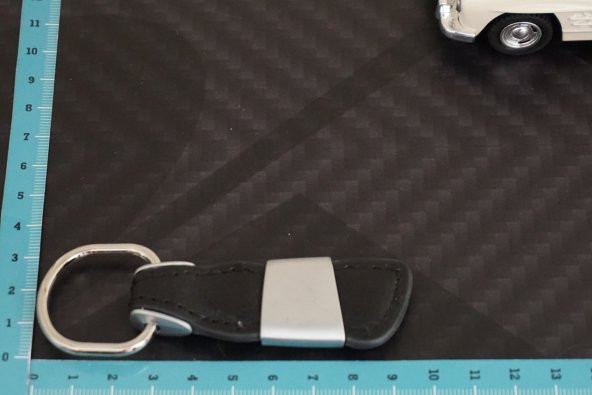 Audi S Logo Orjinal Deri Metal Anahtarlık Orjinal Ürün - 8